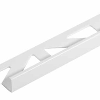 PROFILES DE FINITION DROIT EN PVC BLANC