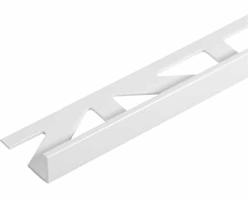 PROFILES DE FINITION DROIT EN PVC BLANC